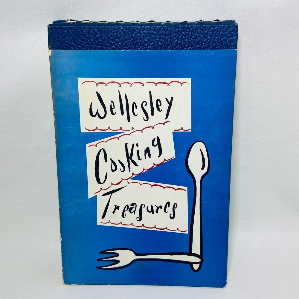 Vintage Cookbook WELLESLEY COOKING TREASURES Brooklyn‎ New York Cook Book